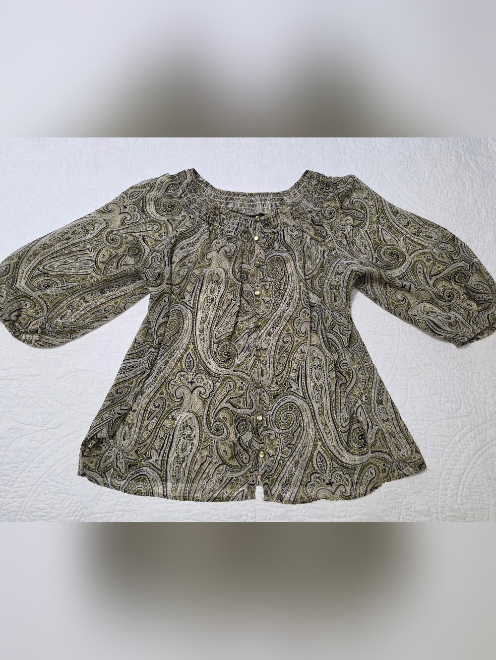 Apt. 9 Sheer Blouse.